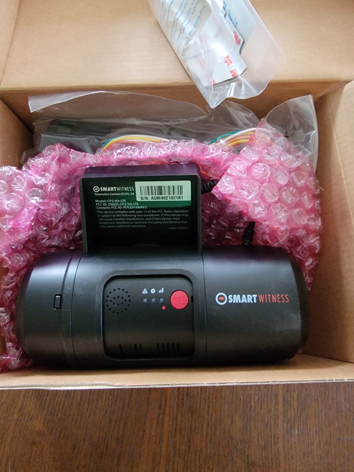Smart Witness Video Dual facing Dash Cam Black CP2-NA-LTE