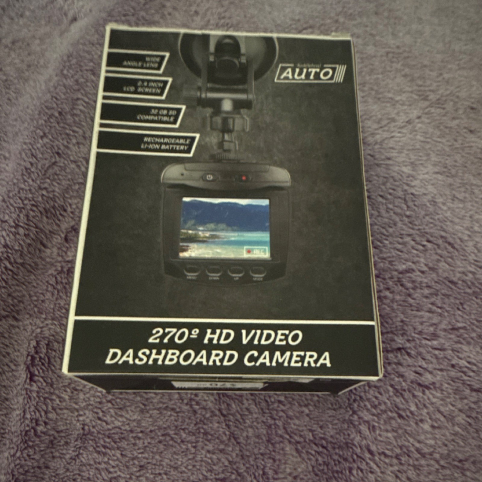 NWT $70 Retail Saddlebred Auto 270 Hd Video Dashboard Camera
