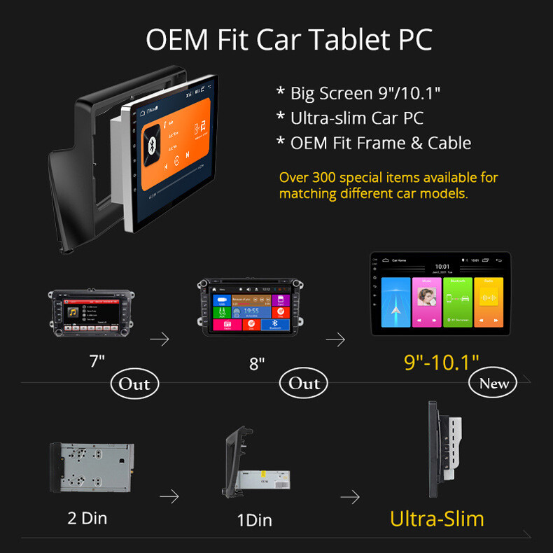 9″ Car Radio Stereo Play GPS Head Unit Touch Screen for Honda Fit 2008-2013