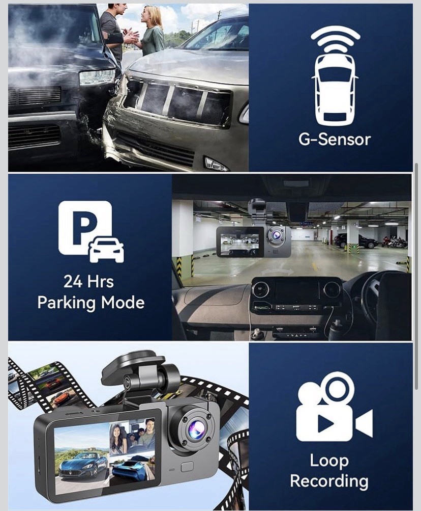 Dash Cam Front and Rear