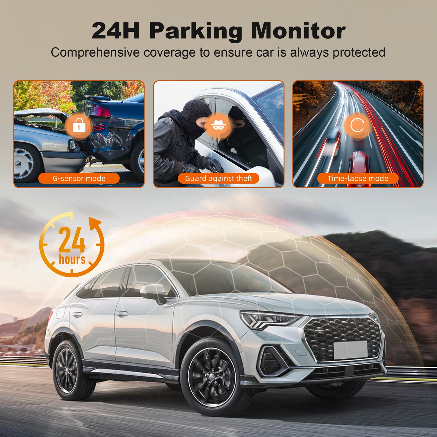 4K Car DVR Dash Cam Video Recorder G-Sensor WiFi Video Recorder Loop Recording