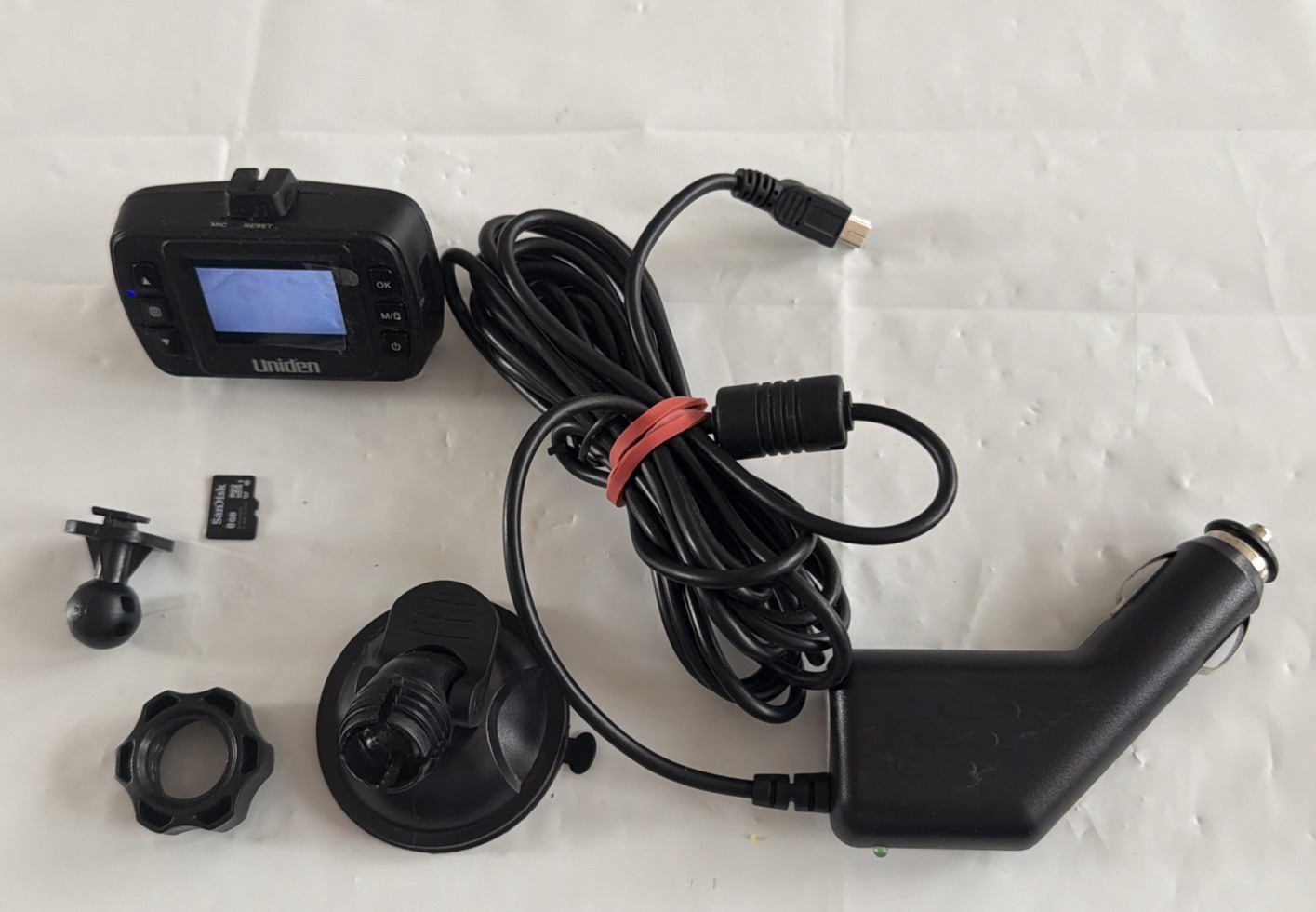 Uniden DCAM Dash Cam 1080P HD Night Vision Dash Camera 120 Degree TESTED———2