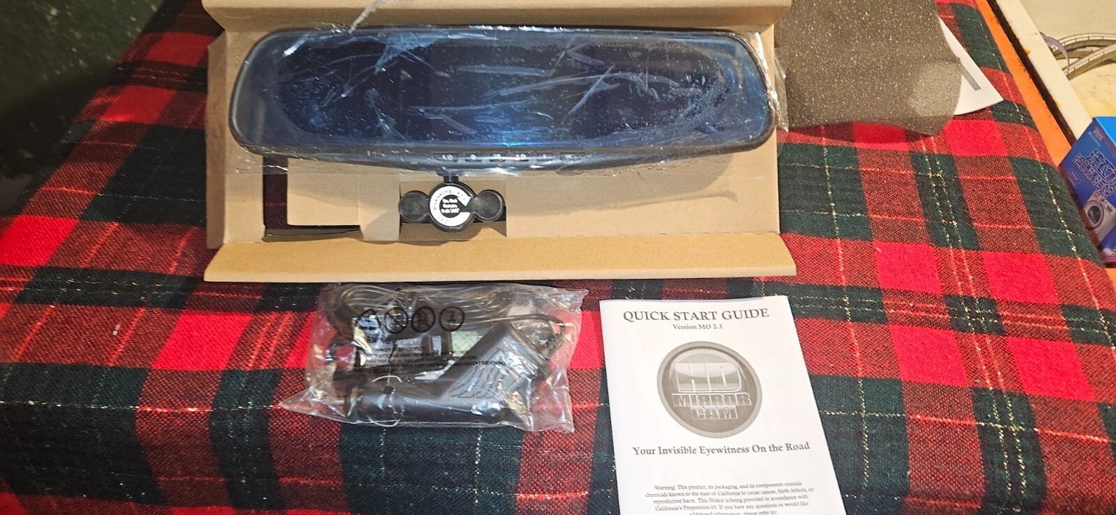 New Dashcam HD Reirview Mirror by Inventel Products