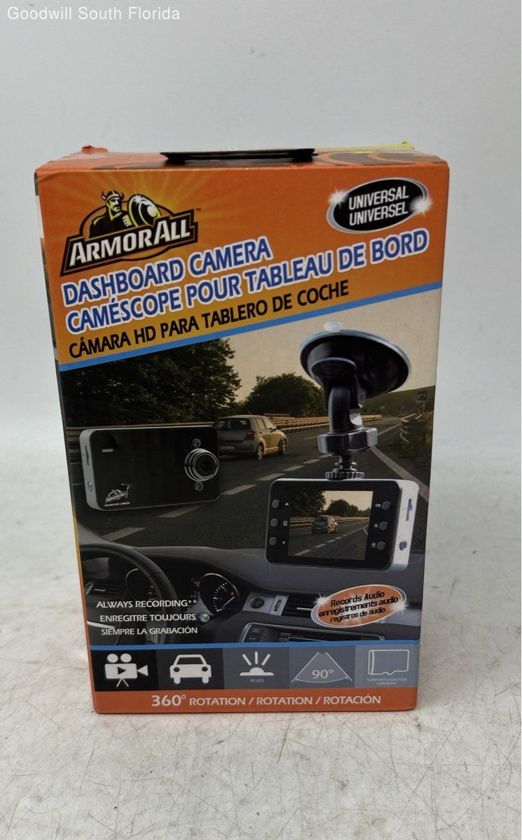 ArmorAll Universal Black HD 2.2″ LCD 360 Rotation Dashboard Camera Not Tested