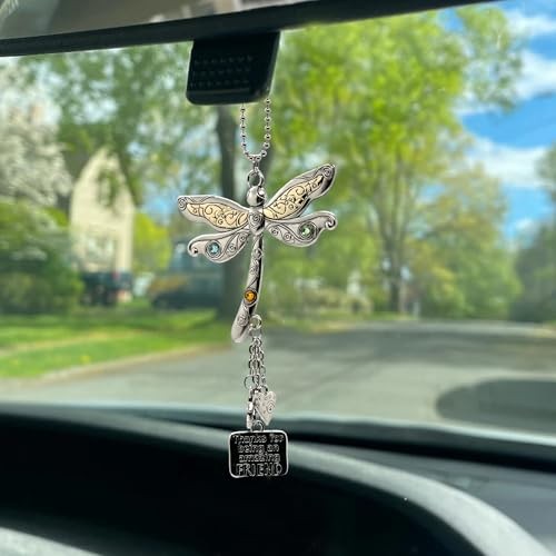 Friend Dragonfly Charm Car Charms for Women | Thanks for Being an Amazing