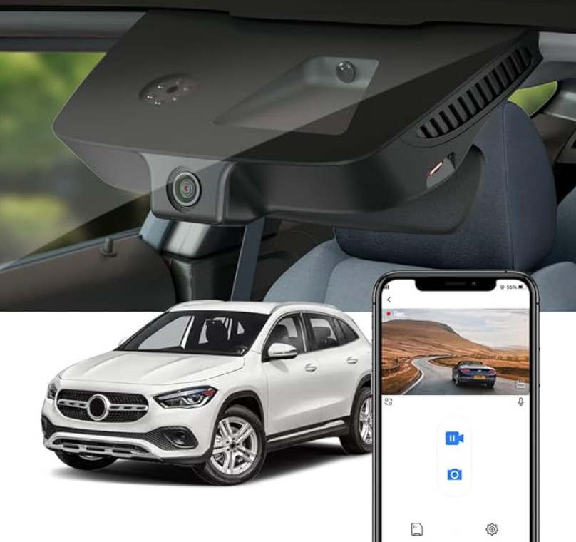Fitcamx 4K Dash Cam Suitable for Mercedes-Benz GLA 250 4MATIC 2015-2023