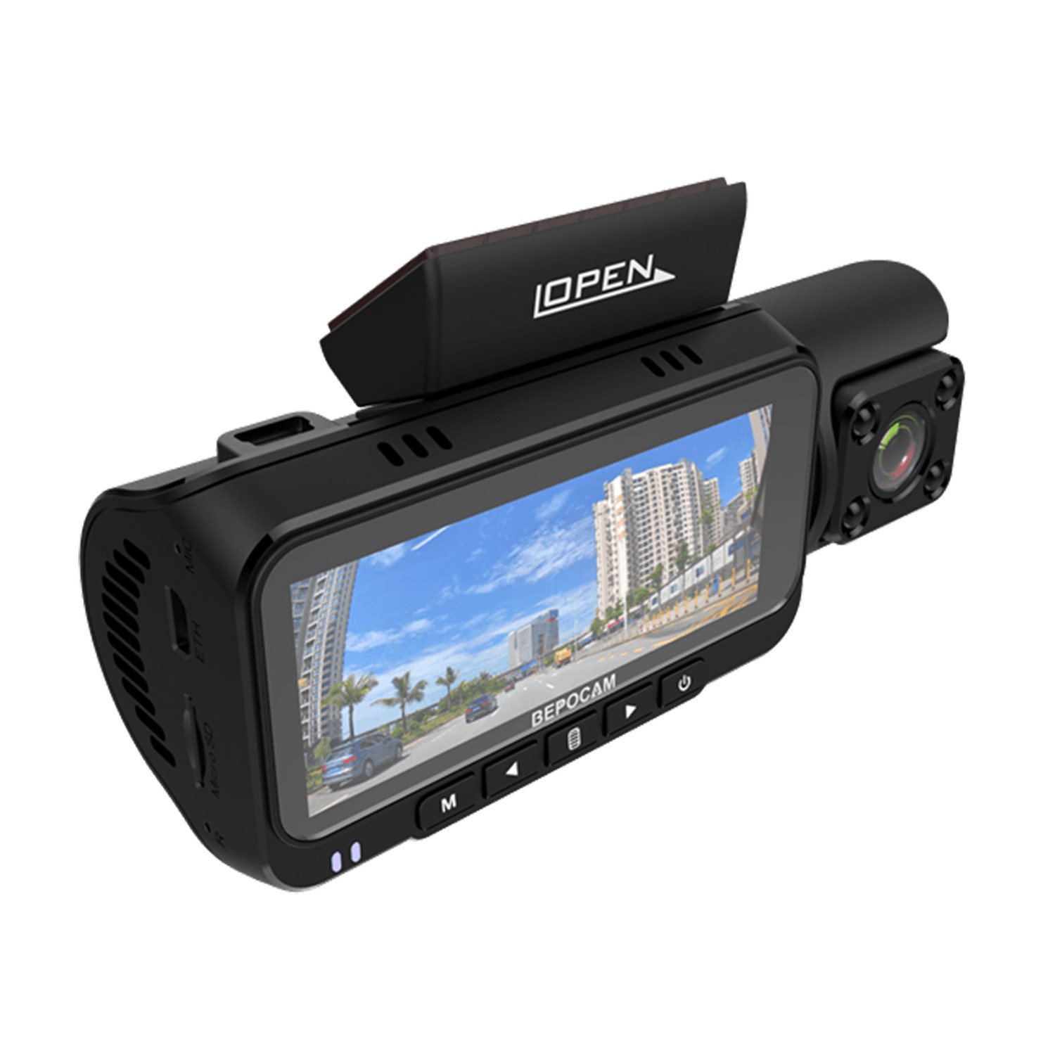 For I07 3 Channel Dash Cam Camera Car 4K+1080P/1440P+1080P