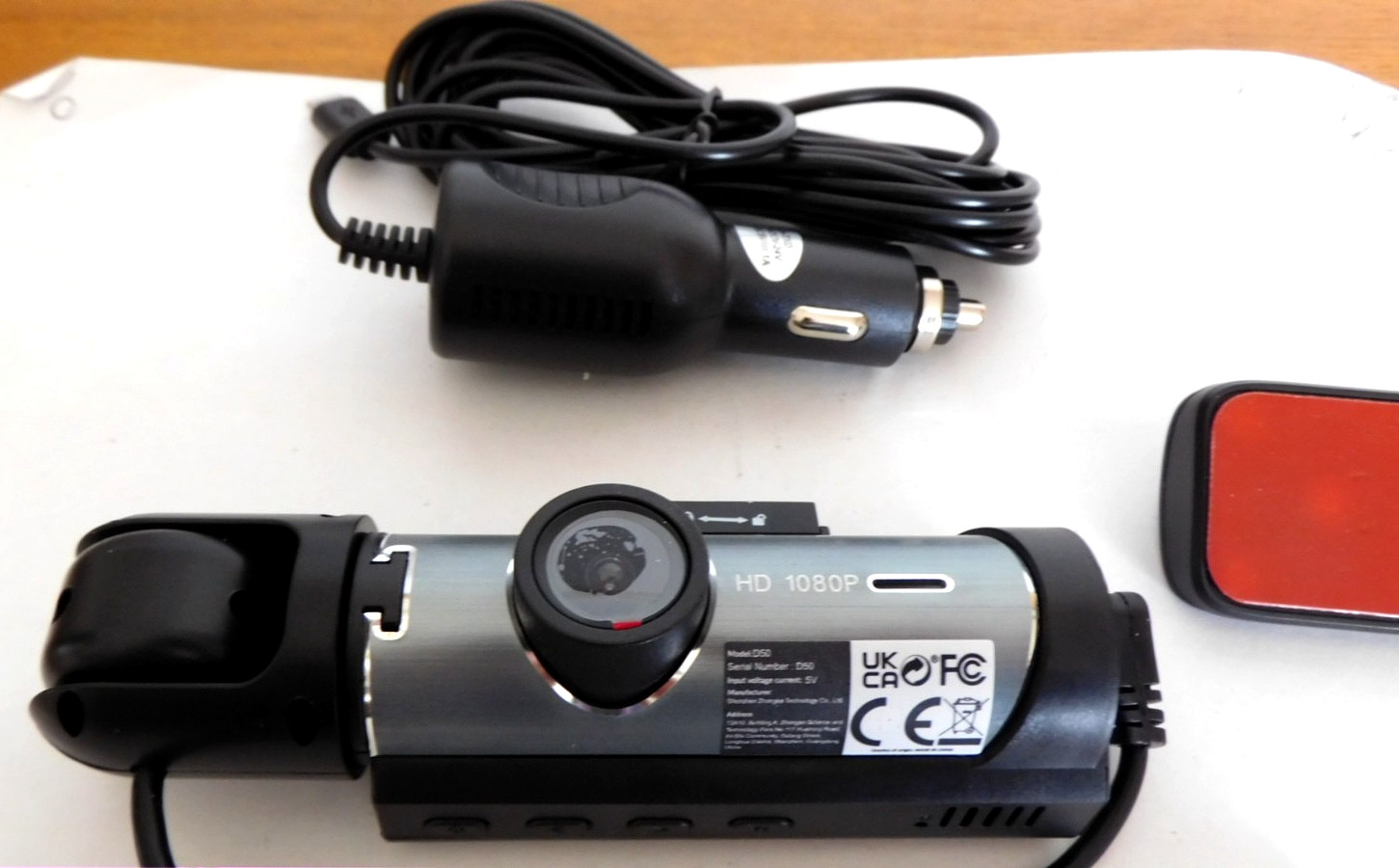 ZKCAMSPY Dual Lens Dashcam With Night Vision – 1080P HD In-Car DVR Recorder. New