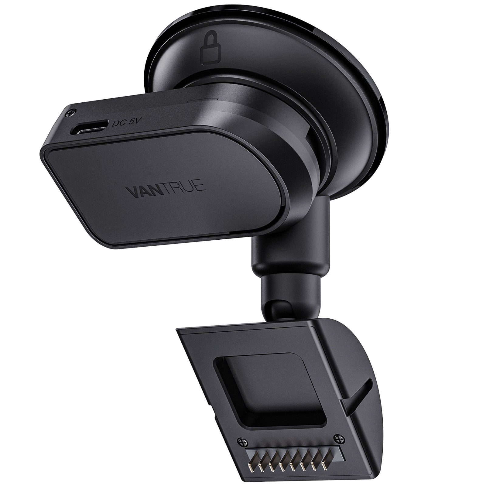 Vantrue N2X, N4 Pro S, N5S, N4S Dash Cam GPS Receiver USB-C Suction Cup Mount
