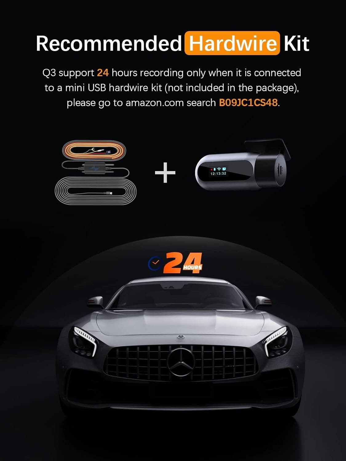 Dash Cam WiFi FHD 1080P Mini Front Dash Camera for Cars with Night Vision