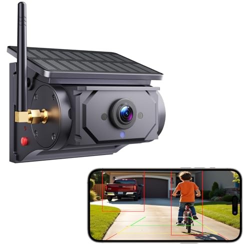 Portable Wireless Backup Camera with 9600mAh Long Life Battery, Magnetic Black