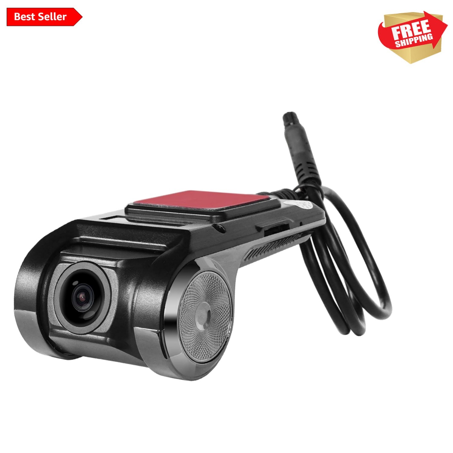 Touchscreen 1080P Dash Camera – USB Connectivity for Effortless Operability
