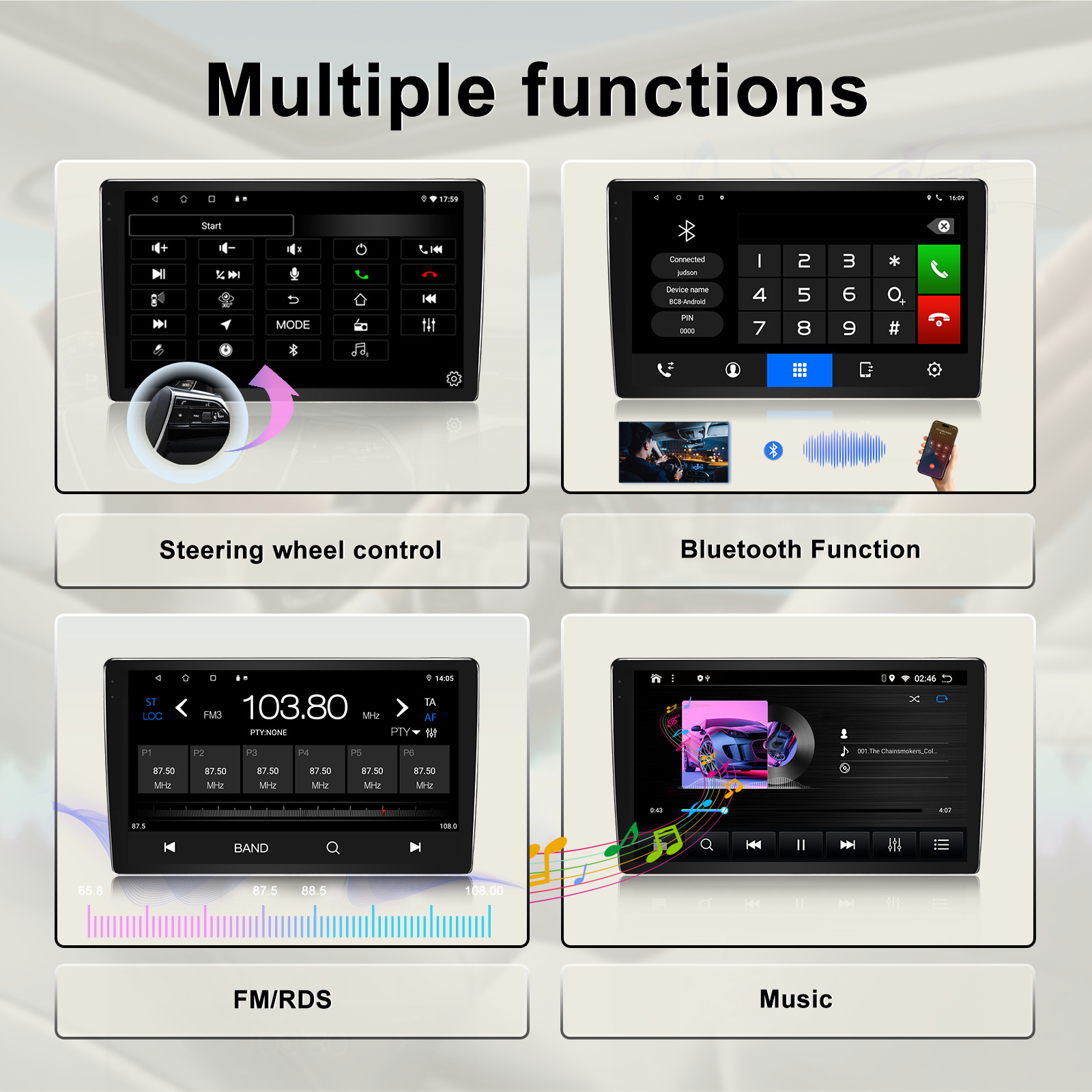 9” Apple CarPlay 6+128GB Head Unit Car radio For Isuzu Dmax Mux 2012-2020