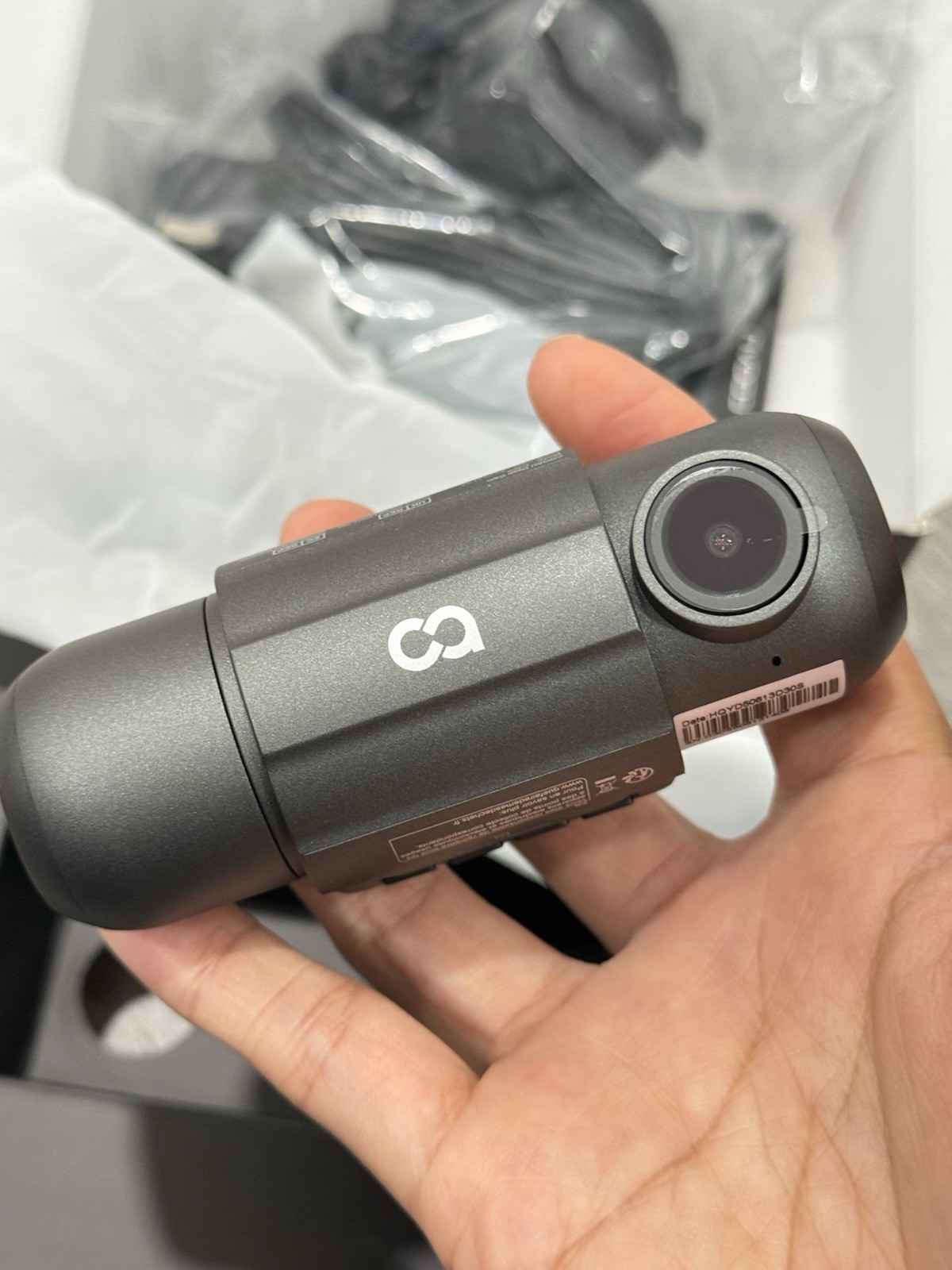 COOAU D30S 4K Dash Cam with GPS Wi-Fi Front & Inside Uber Car Camera, Night Vis.
