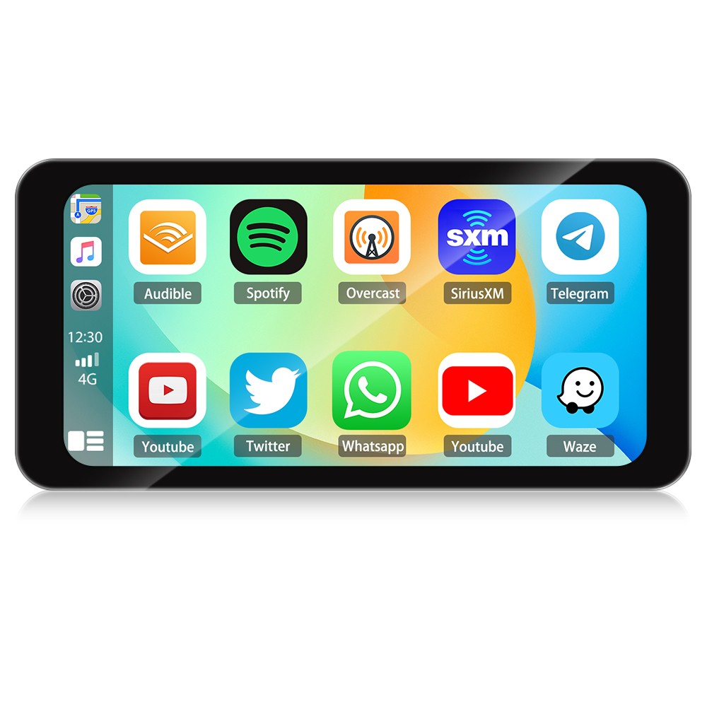 6.3” Motorcycle GPS Maps Portable Carplay Android Auto Waterproof Touch Screen