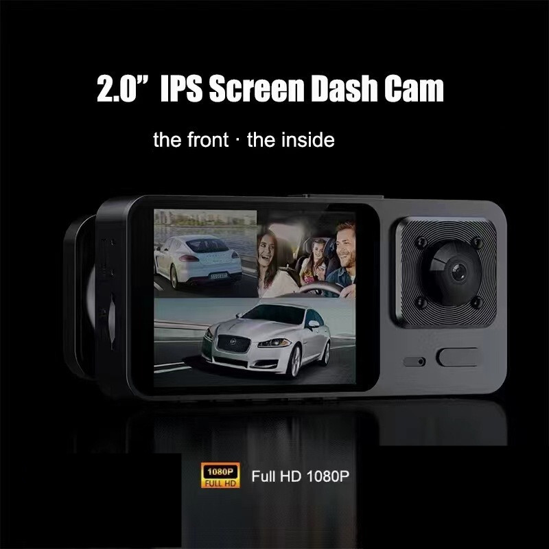 Dual Lens WiFi Dash Cam Car DVR Camera Recorder Video Mini Registrator Camcorder