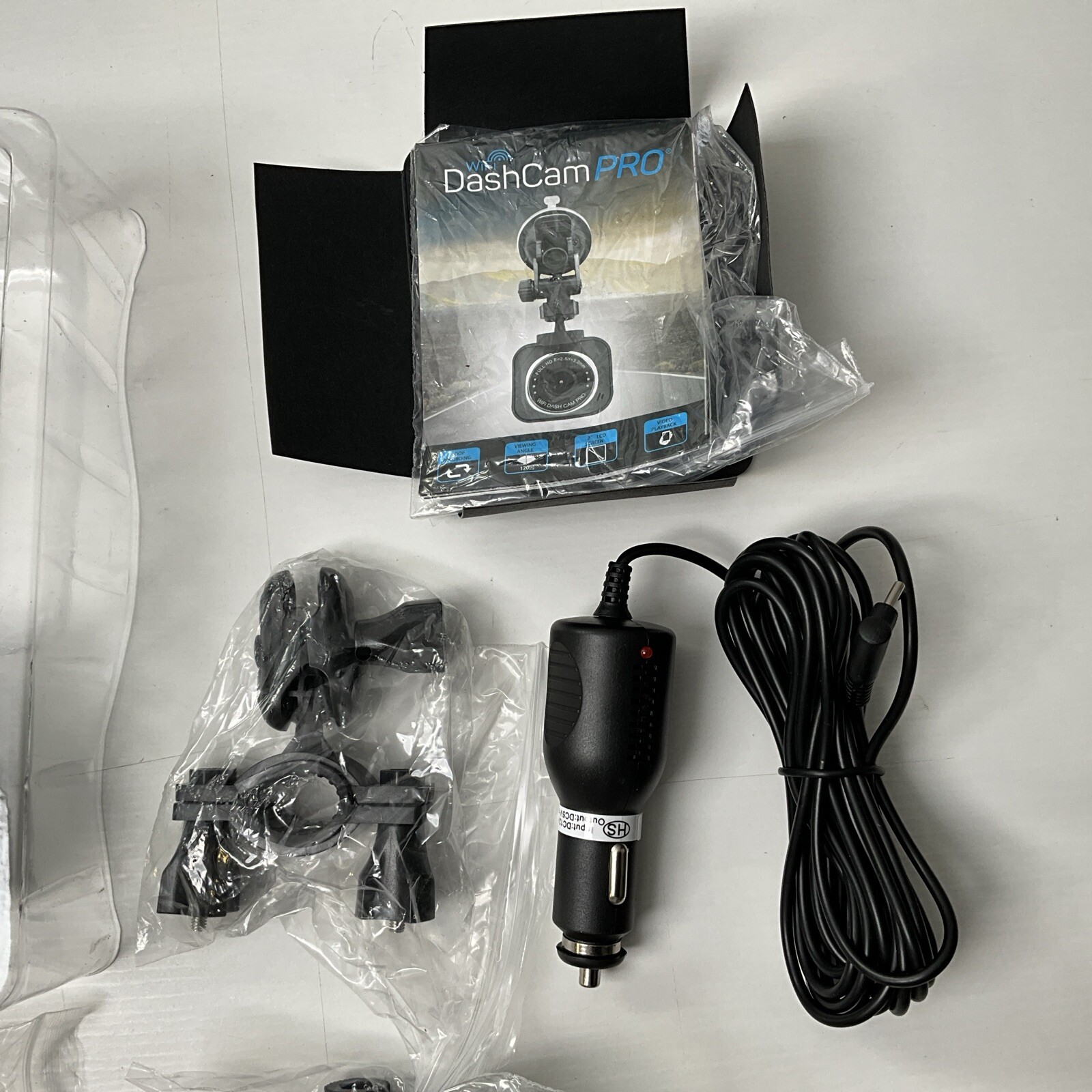 Dash Cam PRO Portable HD 1080p Video & Audio Recorder Black Brand OPEN BOX