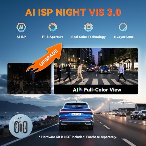 2160P+1080P 4K Dash Cam Front Rear 5G WiFi 32G