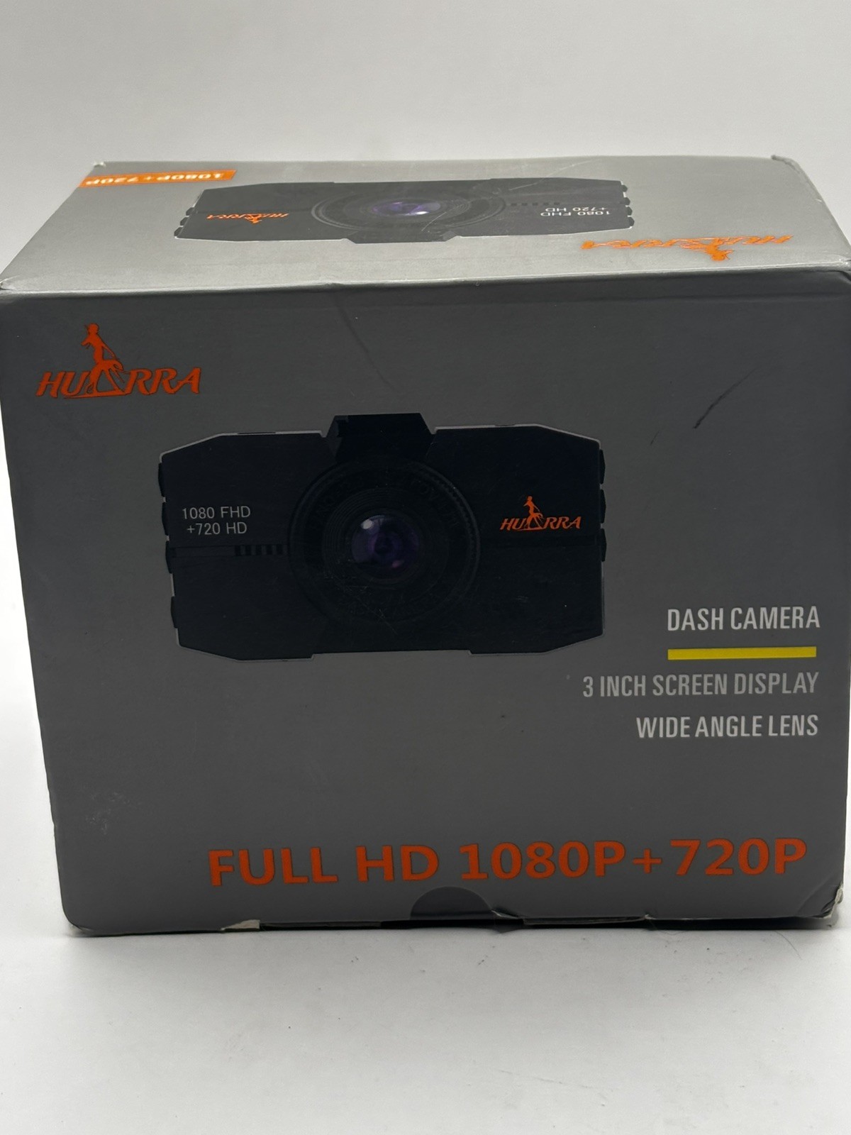 HURRA Black Dash Camera – Full HD 1080P + 720P