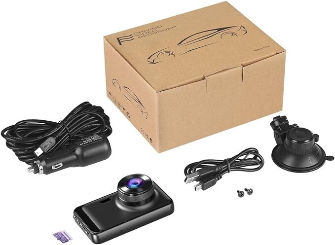 Shi Shi Tong Dash Camera, FHD 1080P, Front Dash Cam with 32G SD Card, Super