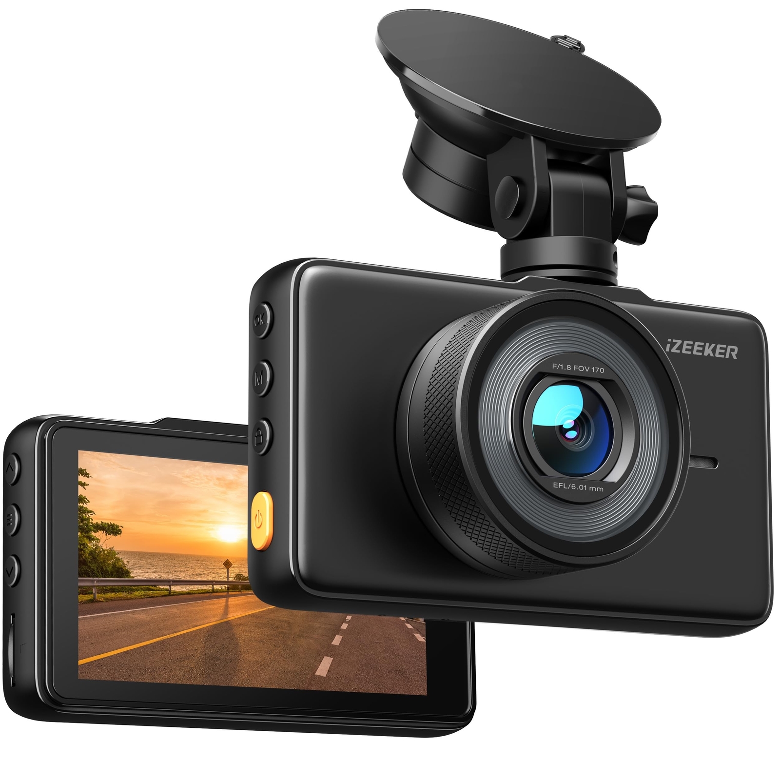 iZEEKER Dash Cam for Cars, 1080P Full HD Dash Camera, Dashcam with Night Visi…