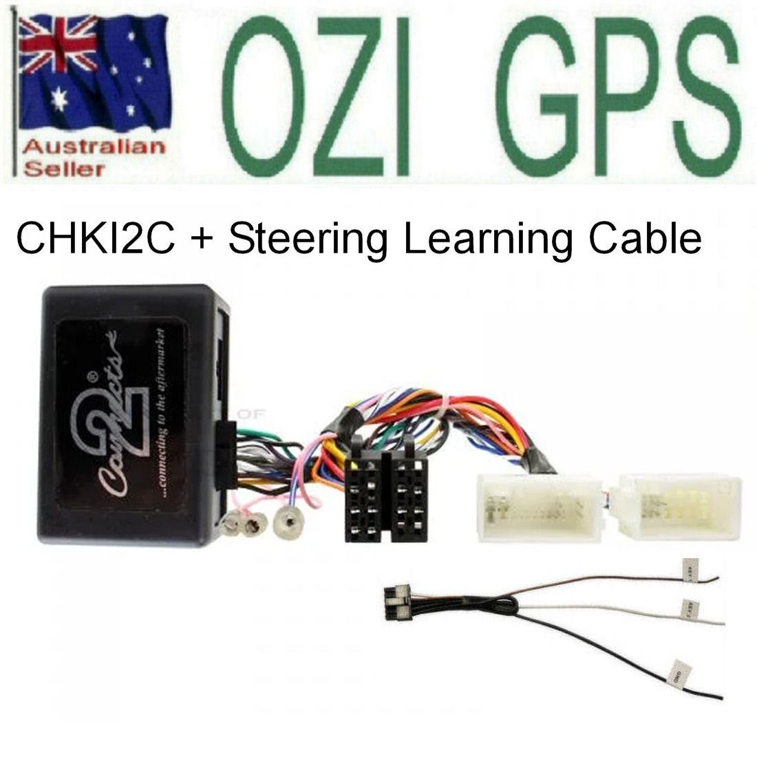 HYUNDAI I45 2009-2012 STEERING WHEEL ADAPTER + LEARNING CABLE AERPRO CHKI2C