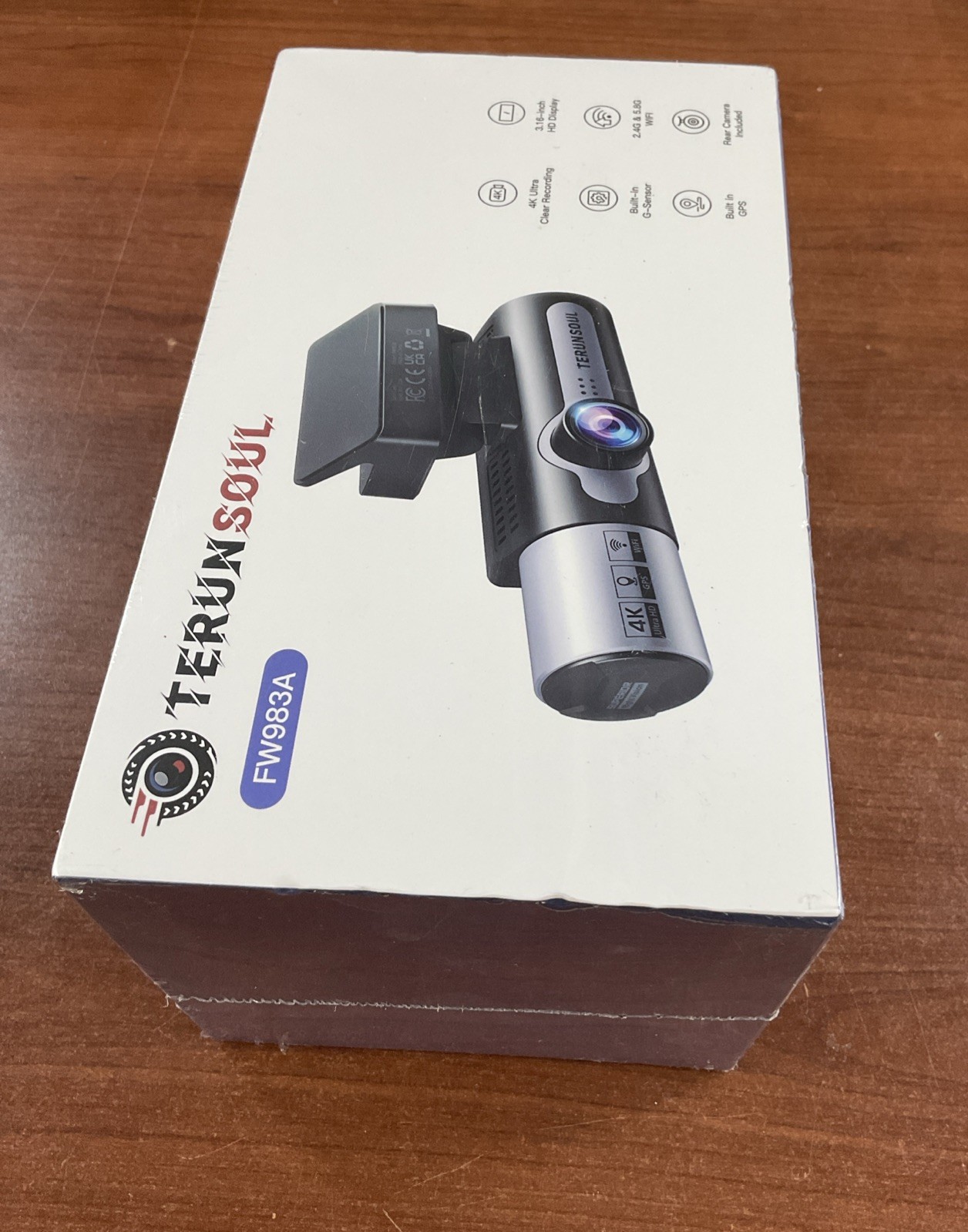 Terunsoul 4K+4K+1080P 3 Camera Dash Cam Front Rear with Cabin Built-in WiFi New