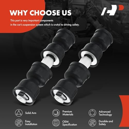 Set of 4, Front & Rear Sway Bar Links Kit Stabilizer Bar Links Compatible