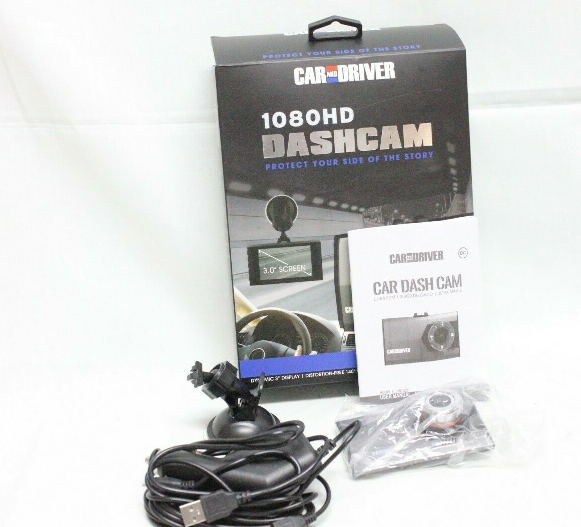 Car And Driver DASH CAM 1080p Full HD Swivel NIGHT VISION Car and driver