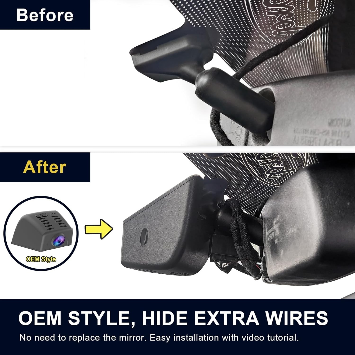 4K + Rear 1080P OEM Dashcam for Ford F150 2013-2017 F250/F350 Super Duty 2015-19