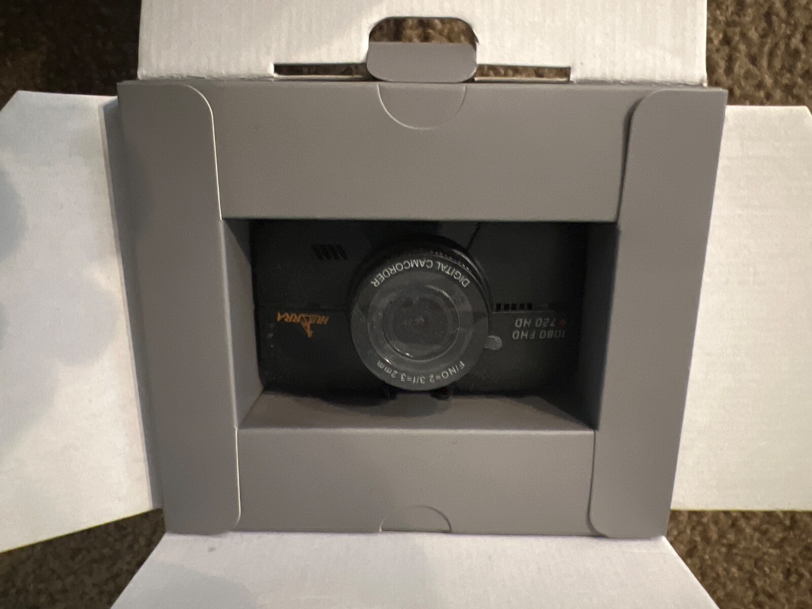 HURRA Black Dash Camera – Full HD 1080P + 720P