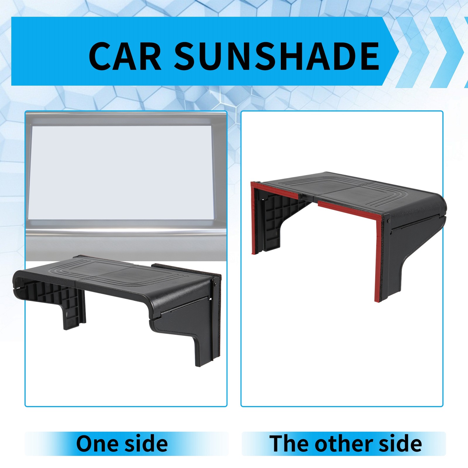 7-12 Inch Auto Accessories Display Screen Visor Car Navigation Sun Shade4947