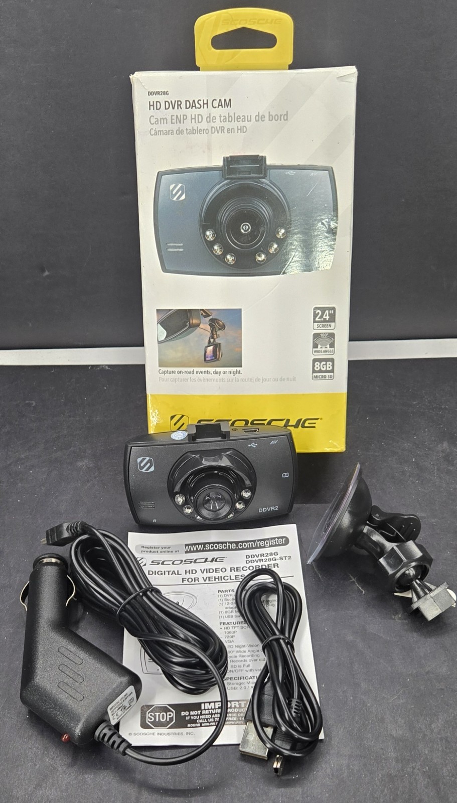 Dash Camera – Scosche HD Digital Video Camera Black
