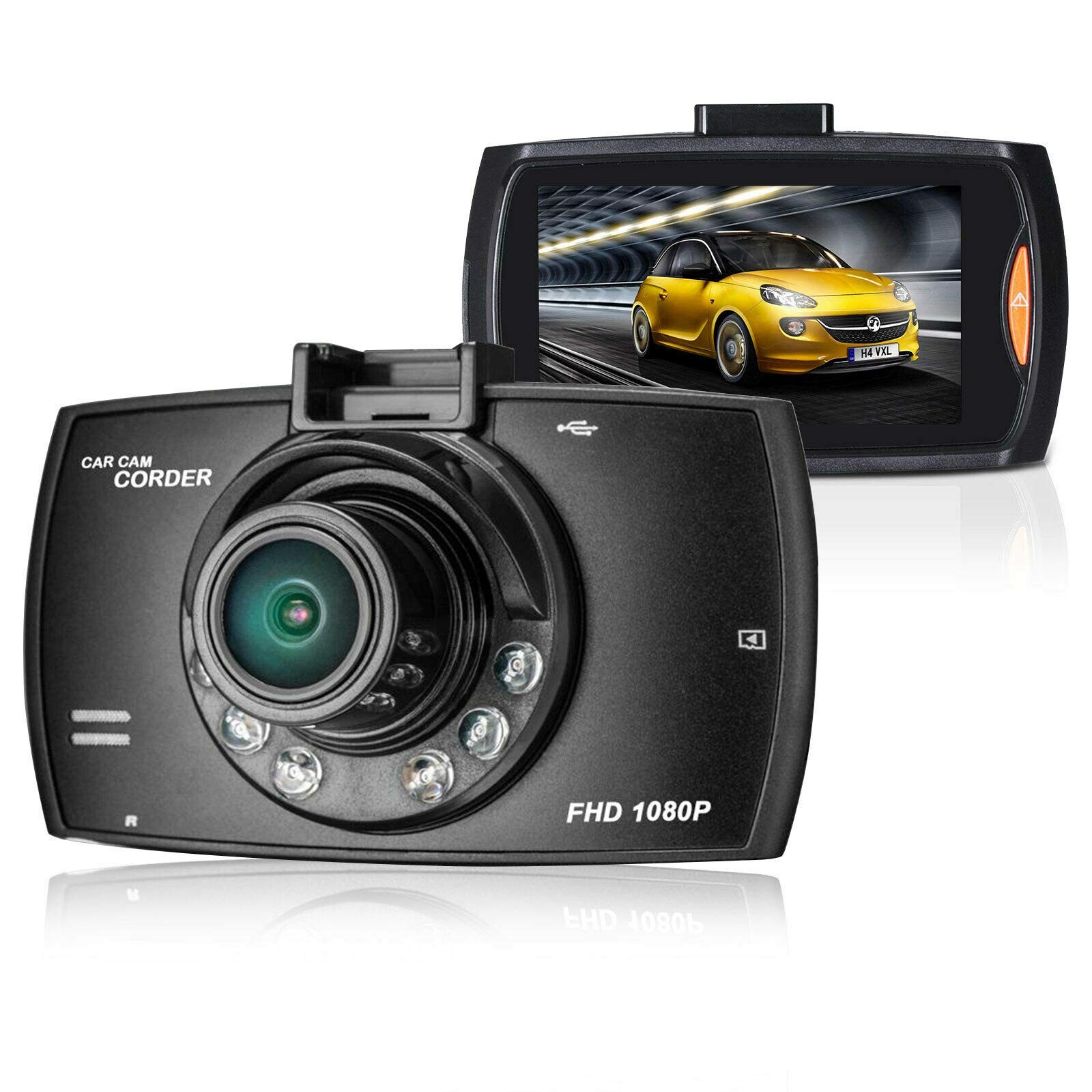 Car Dash Cam Camera Video DVR Recorder Night Vision+G-Sensor 1080P HD 2.4″ LC…