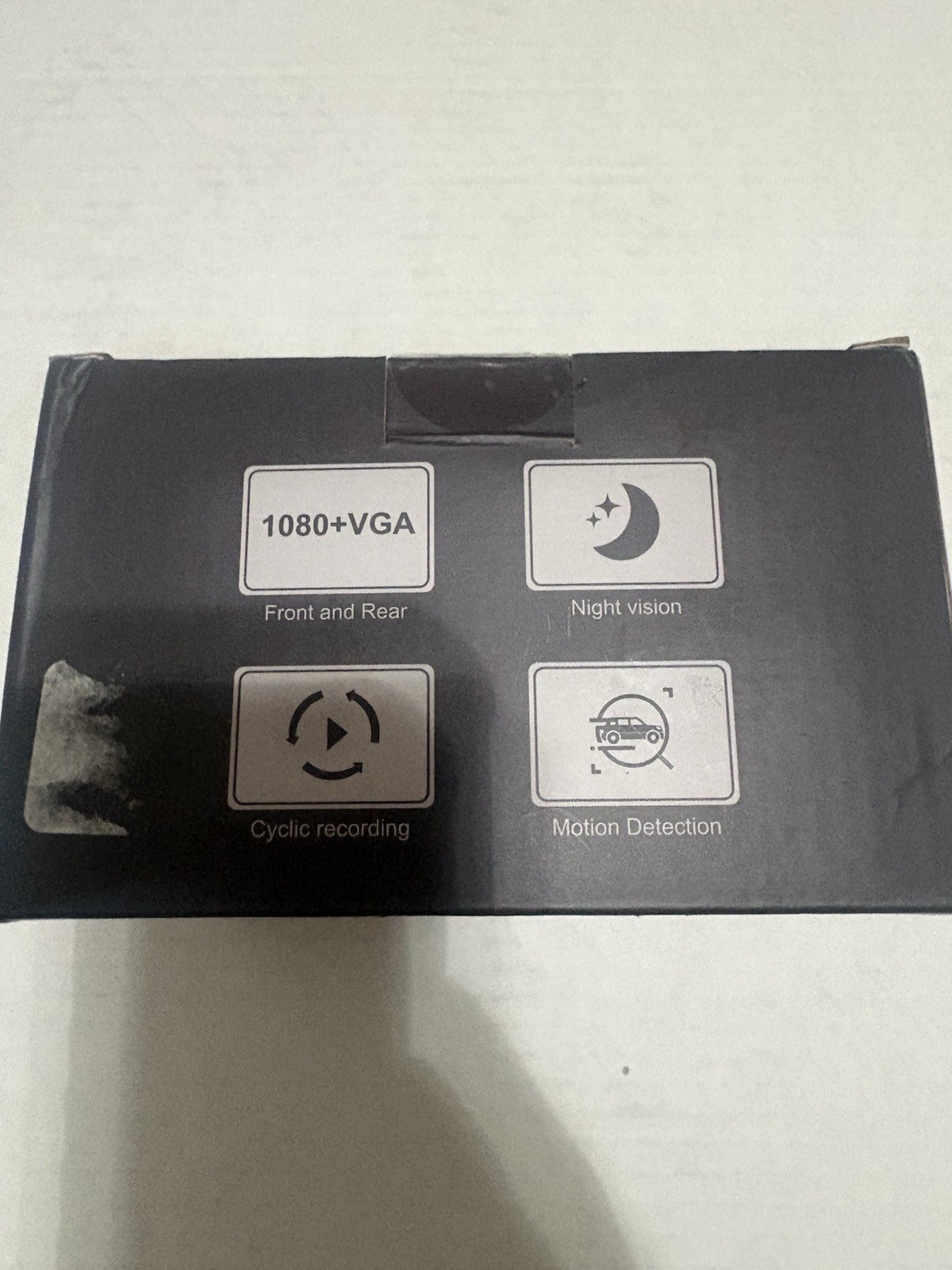 NEXPOW T7J6 Dual Dash Cam Front Rear Camera 1080P VGA Night Vision Loop Recordin