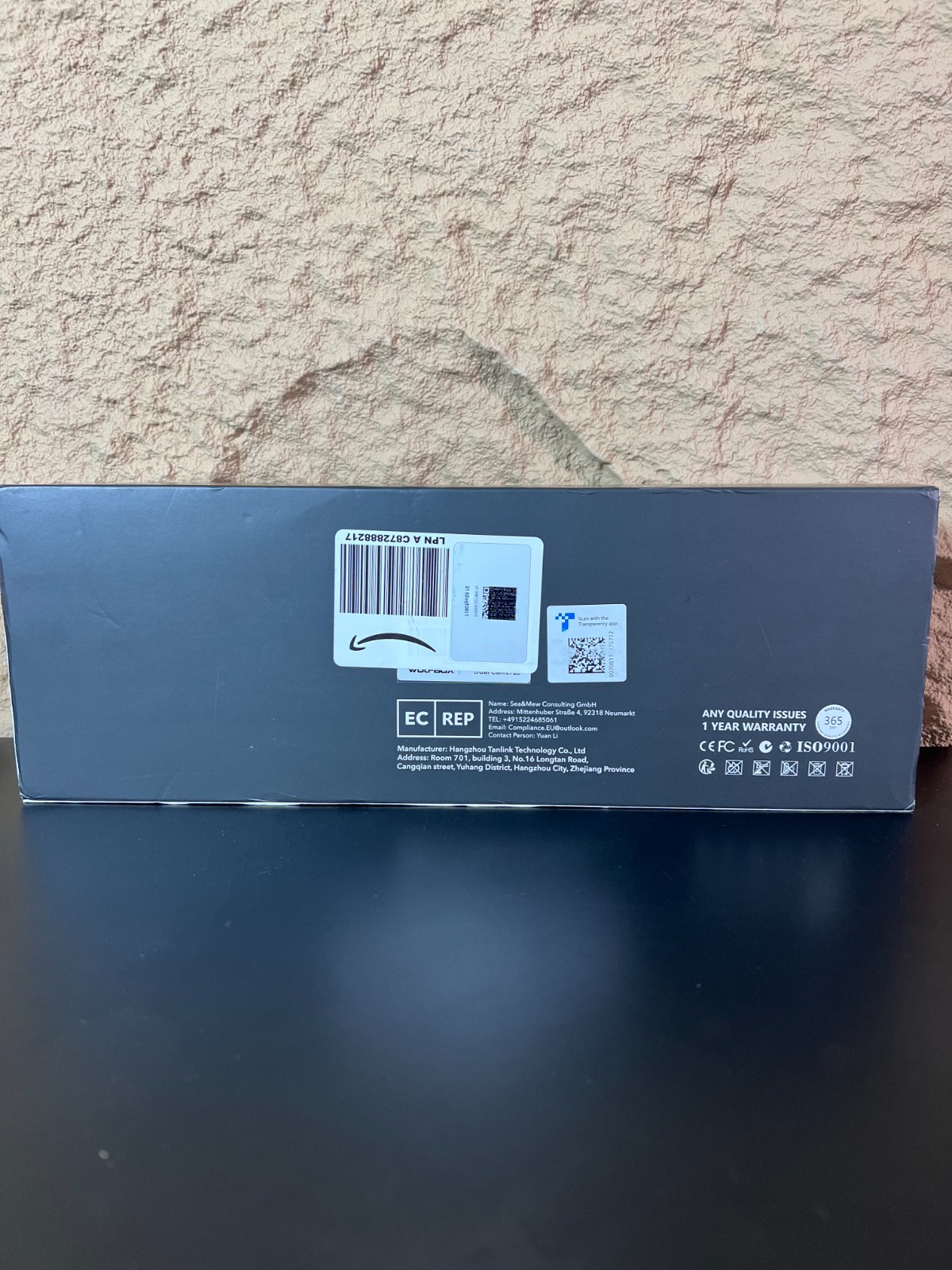 Wolfbox G840S 4K Dash Cam with GPS 12″ Touch Screen Parking Monitor