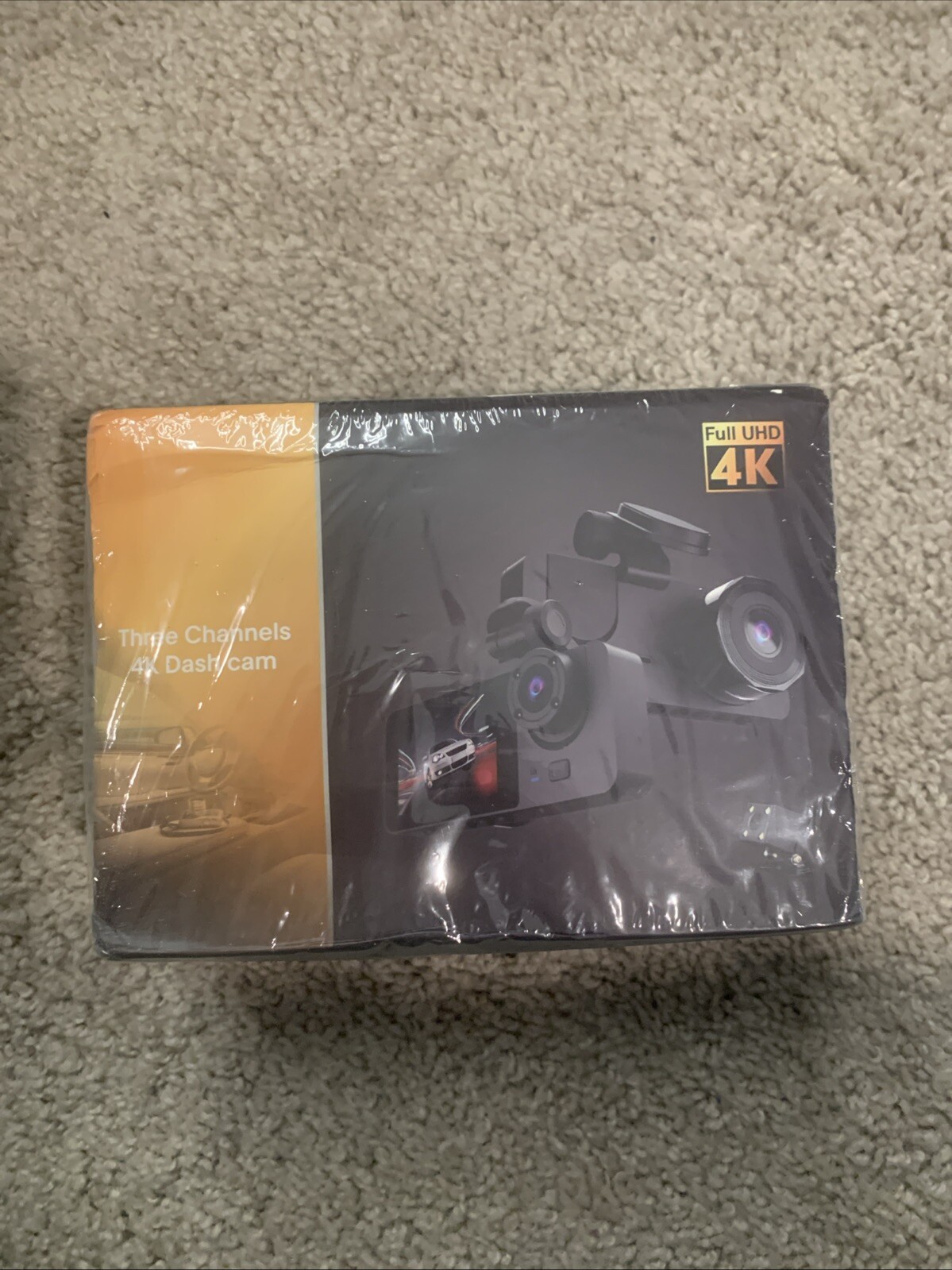 Three Channels 4K Dash Cam 8MP HD Camera Video 2.0″ Display TX1101a Sealed New
