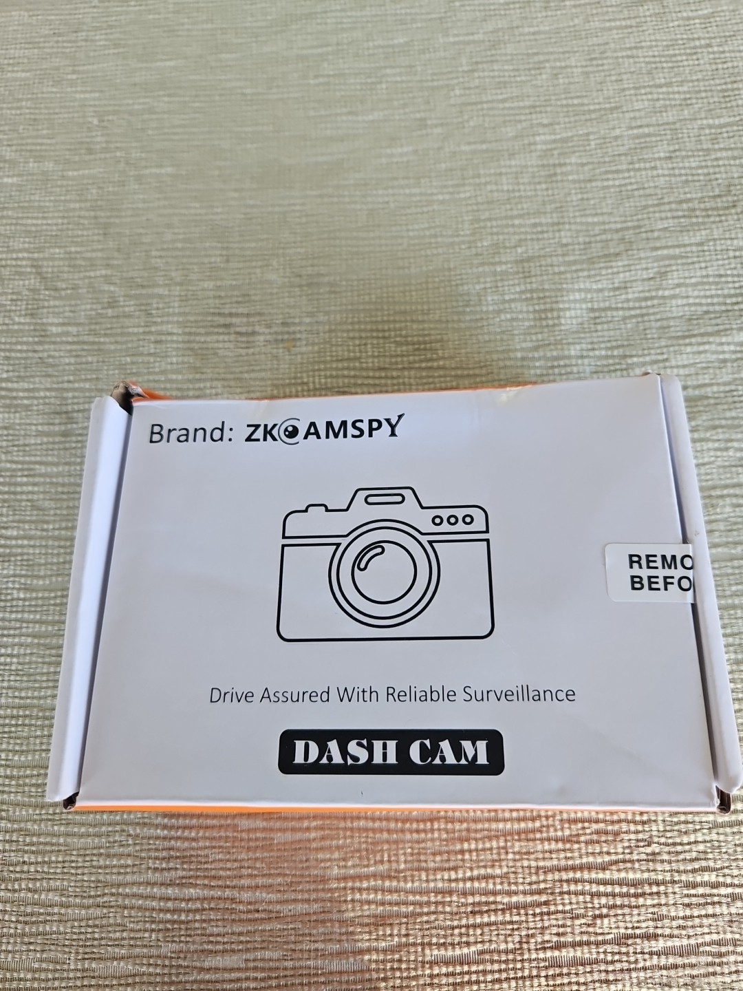 ZKCAMSPY Dual Lens Dashcam With Night Vision – 1080P HD In-Car DVR Recorder