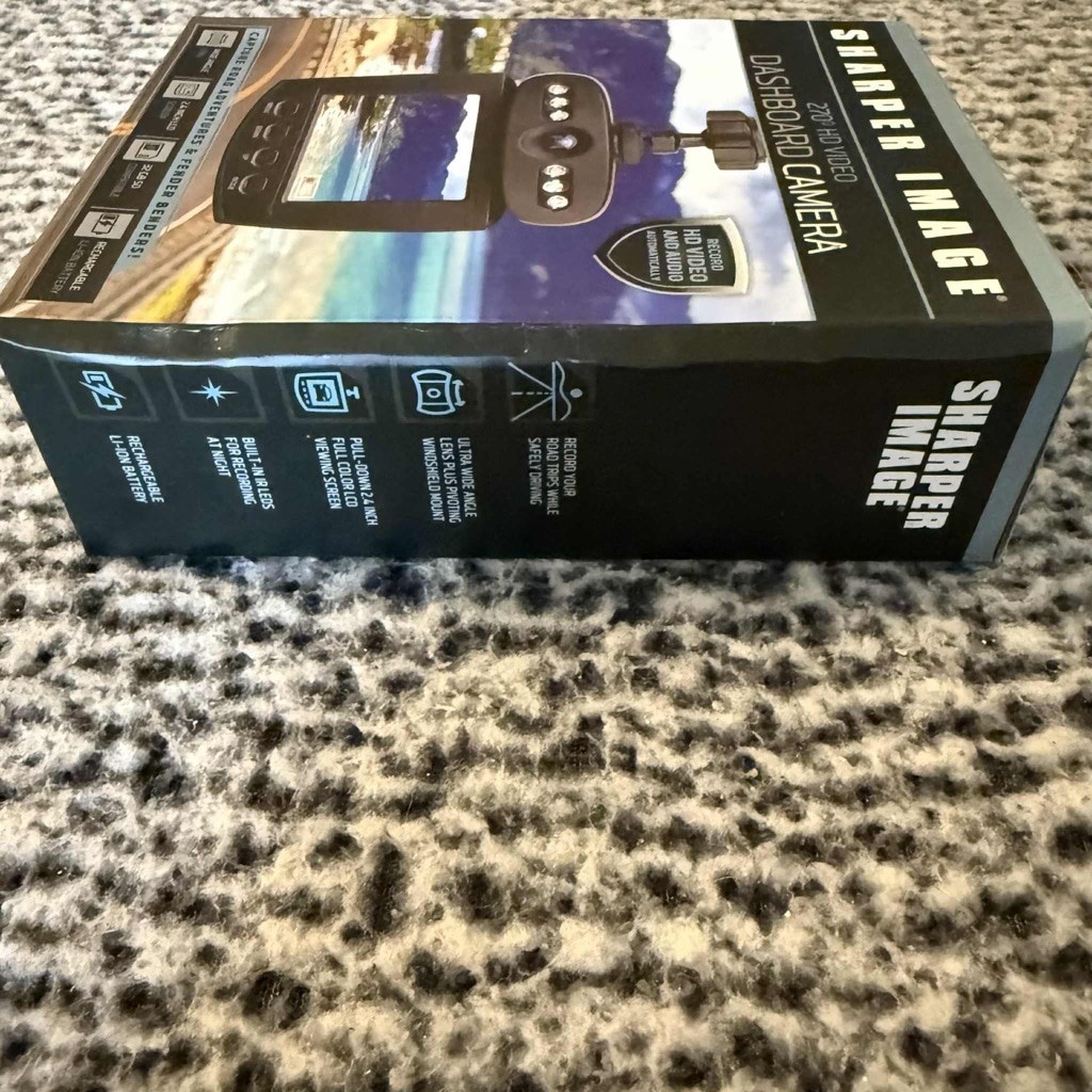 Sharper Image Dashboard Camera 270 HD Video