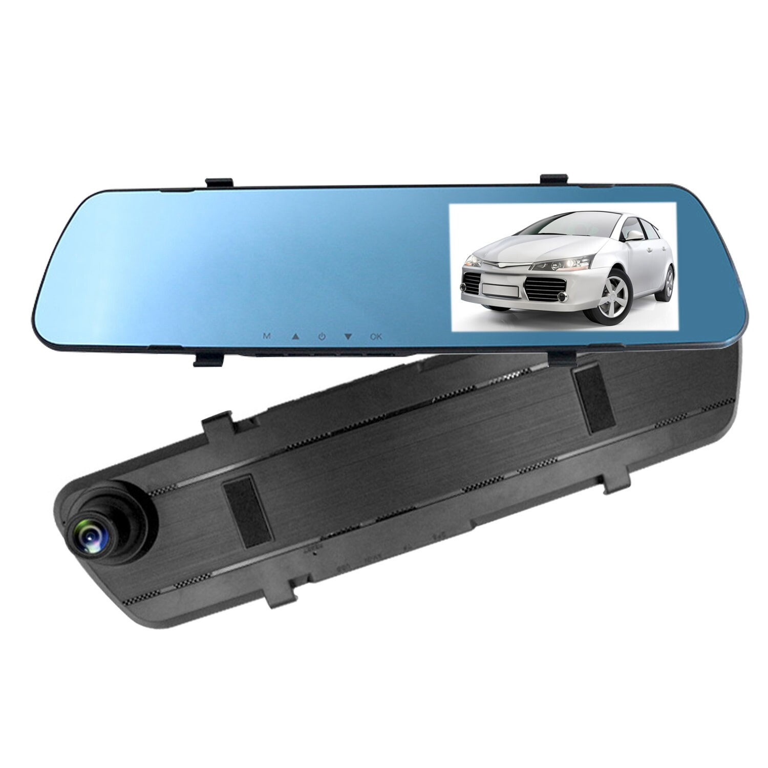 1080P Rearview Mirror Car DVR Dual Dash Cameras Front&Rear Video Recorder Motion