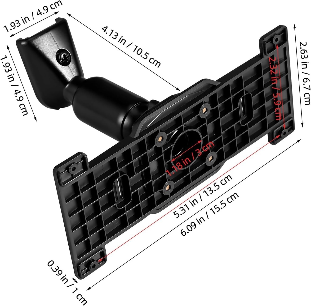 Dash Cam Mount for 5.5″ to 12″ Rearview Mirrors – Enhanced Driving Safety Kit