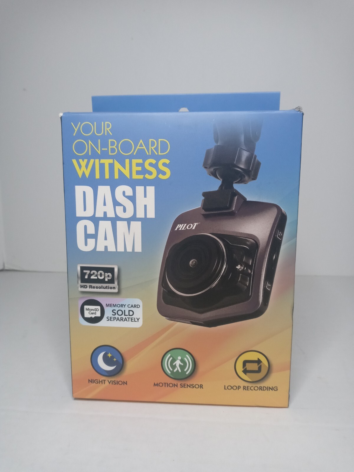 Dash Cam by Pilot Your On Board Witness 720p HD Resolution Night Vision
