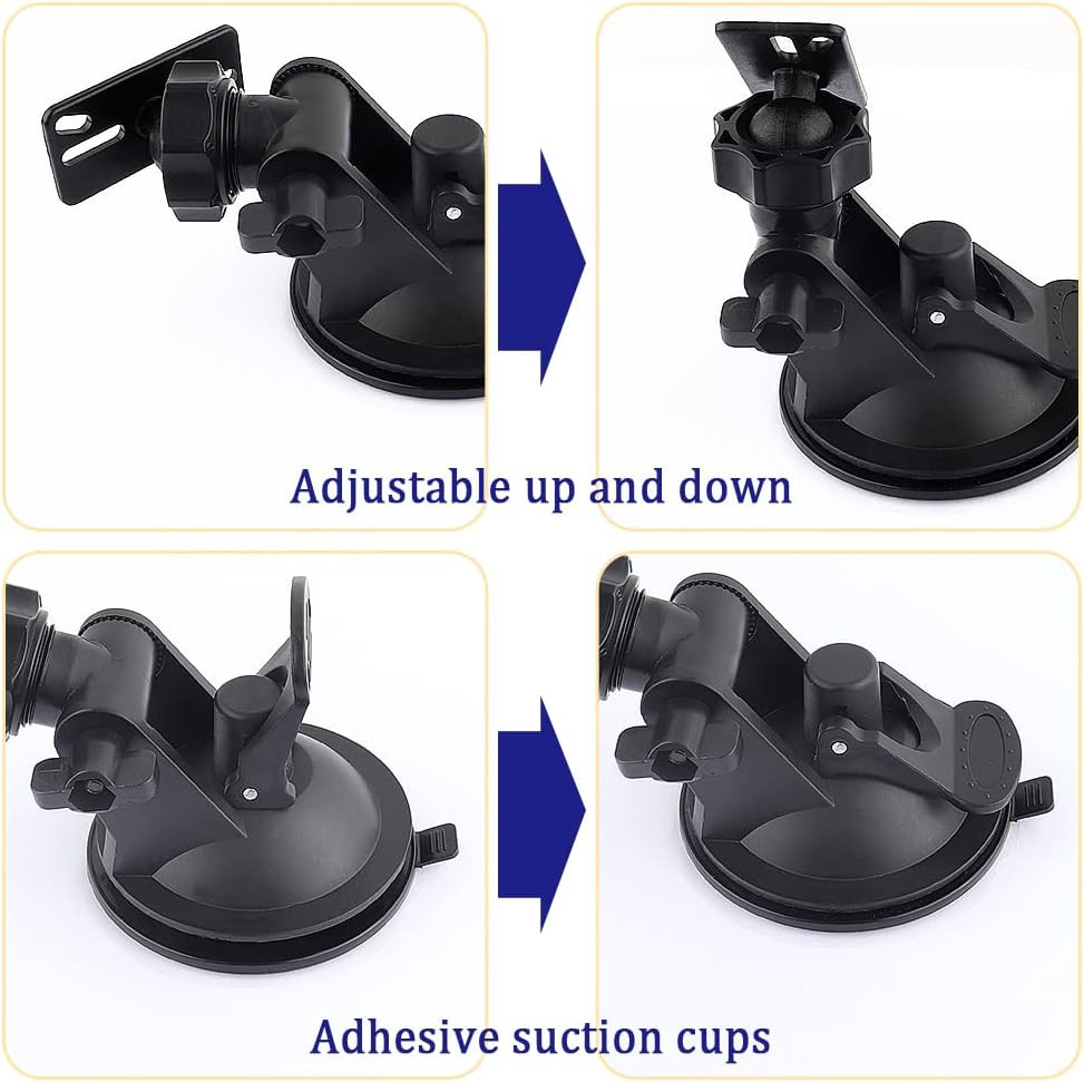 Dash Cam Mount – 360°Rotatable Portable Device Mount for Most Dash Cams & Rea…