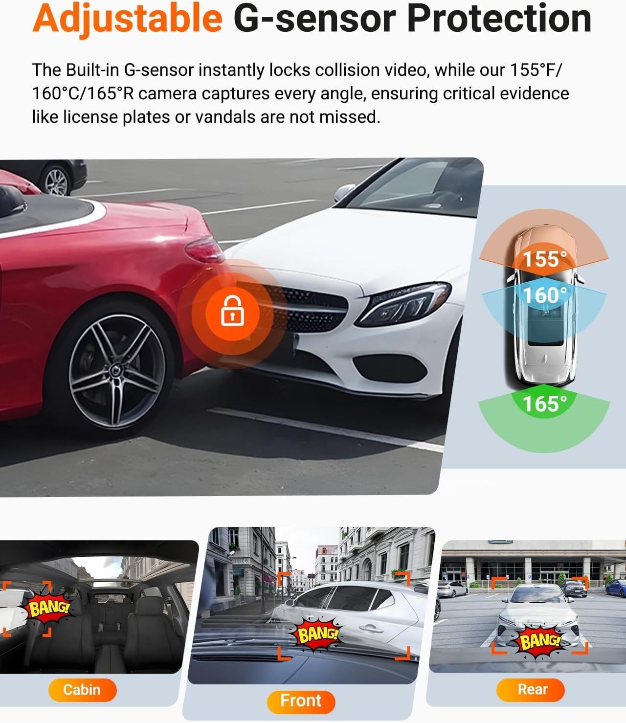 VANTRUE N4 Pro S 4K Dash Cam 3 Channel Front Rear Inside Camera STARVIS 2 WiFi