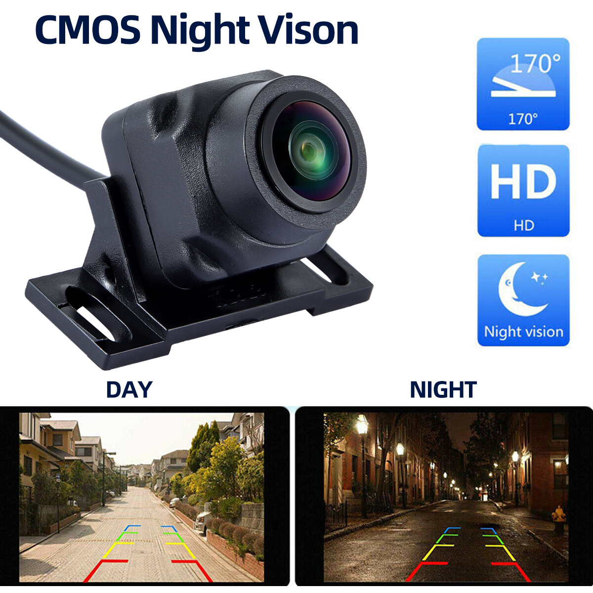 Waterproof 1080P Car Auto Rear View Reverse Backup Parking Camera Night Vision