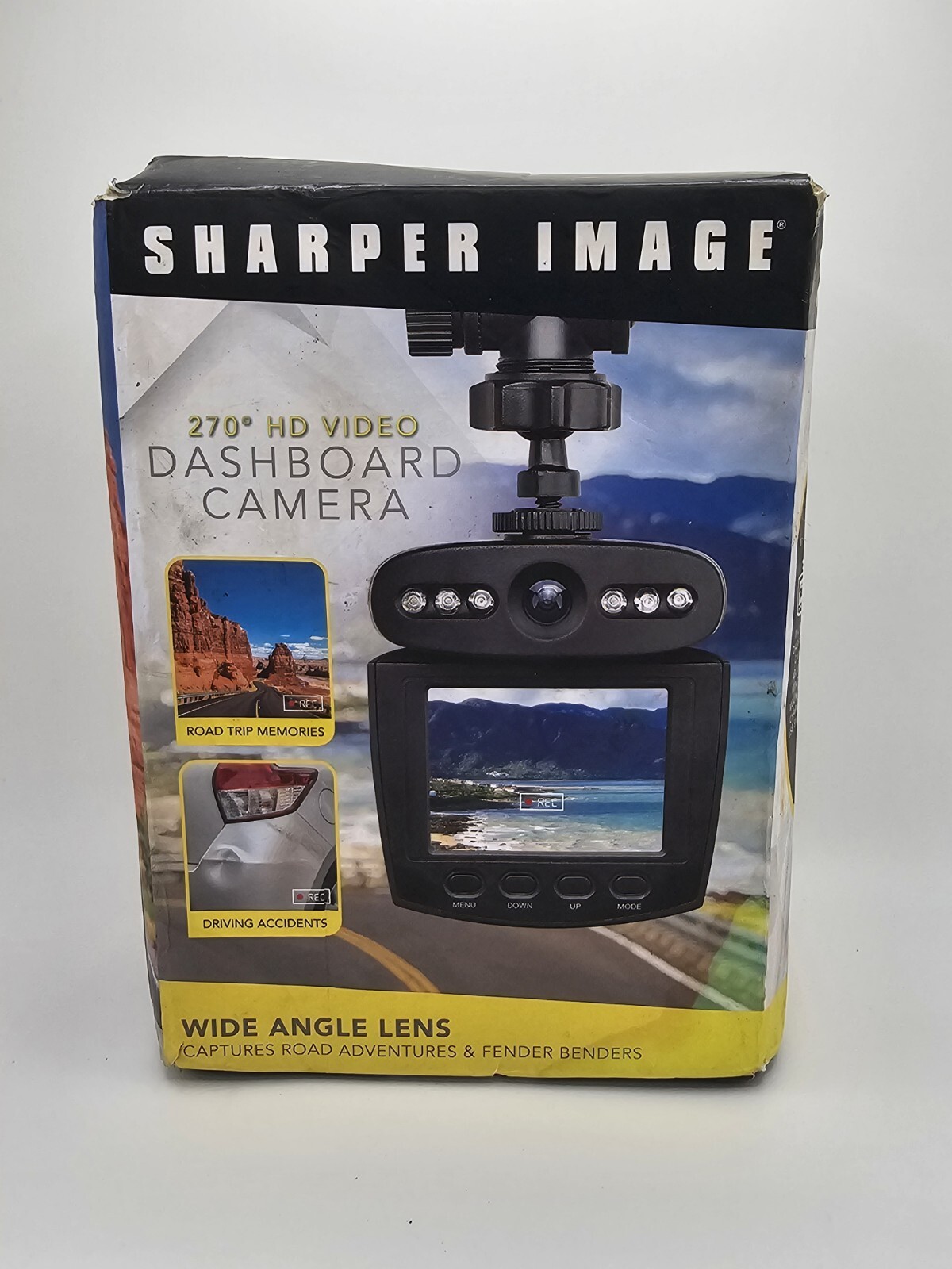 Sharper Image 270 Degree HD Video Dashboard Camera