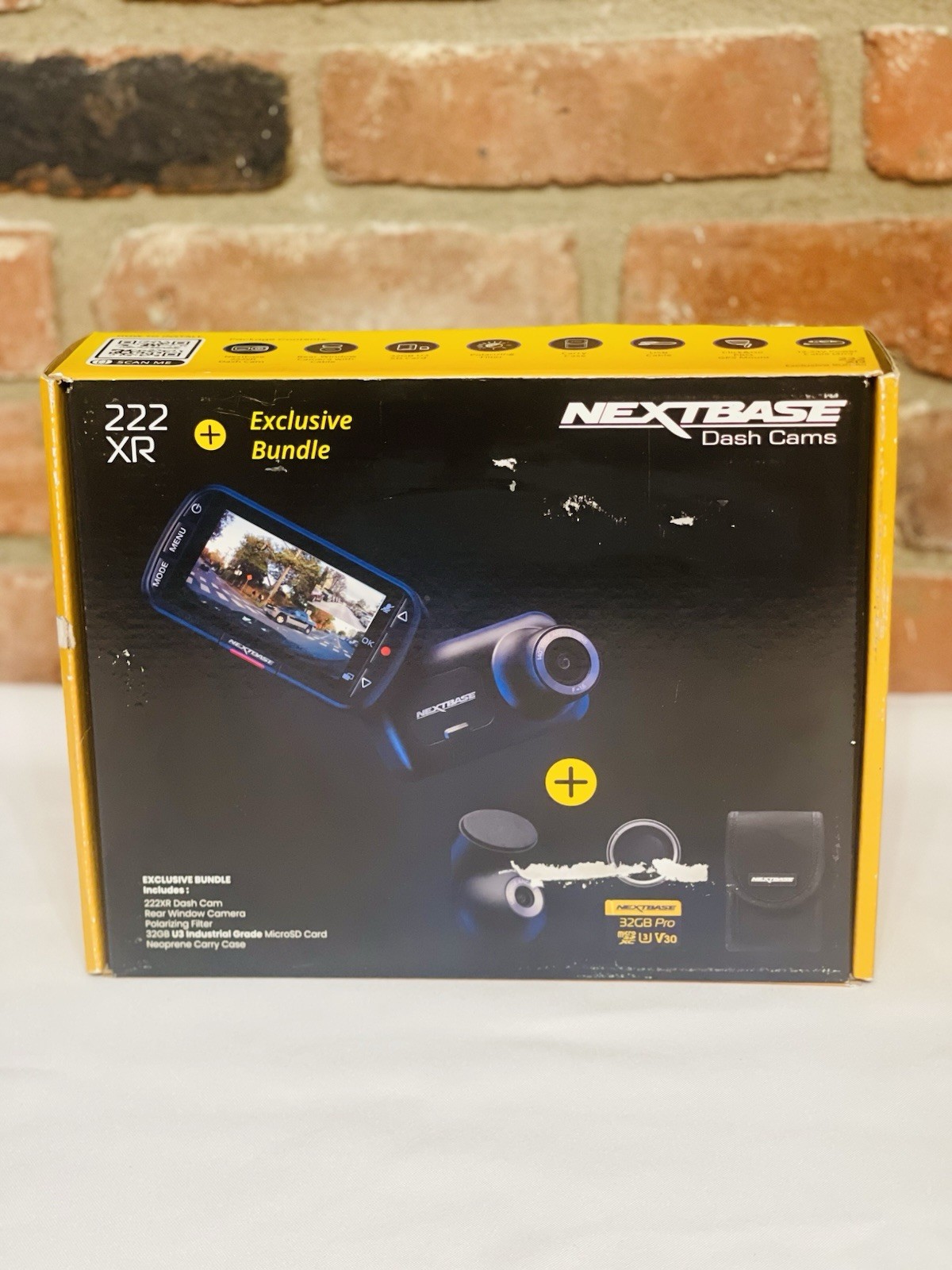 Nextbase 222XR 1080p Dash Cam + Rear Cam HD in Car Mini Camera with Parking Mode