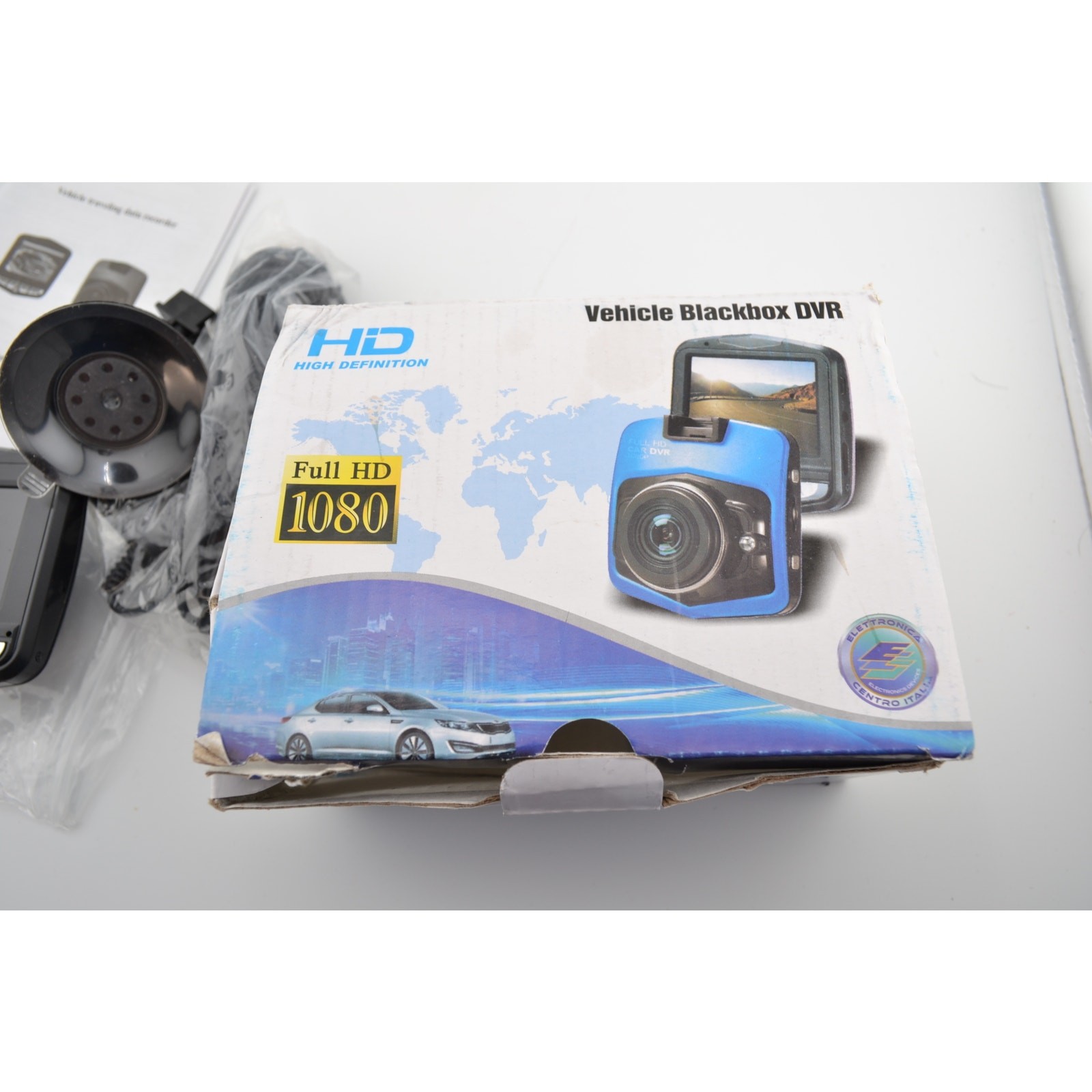 Vehicle Blackbox Full HD 1080p DVR Dash Camera Recorder Night Vision Open Box