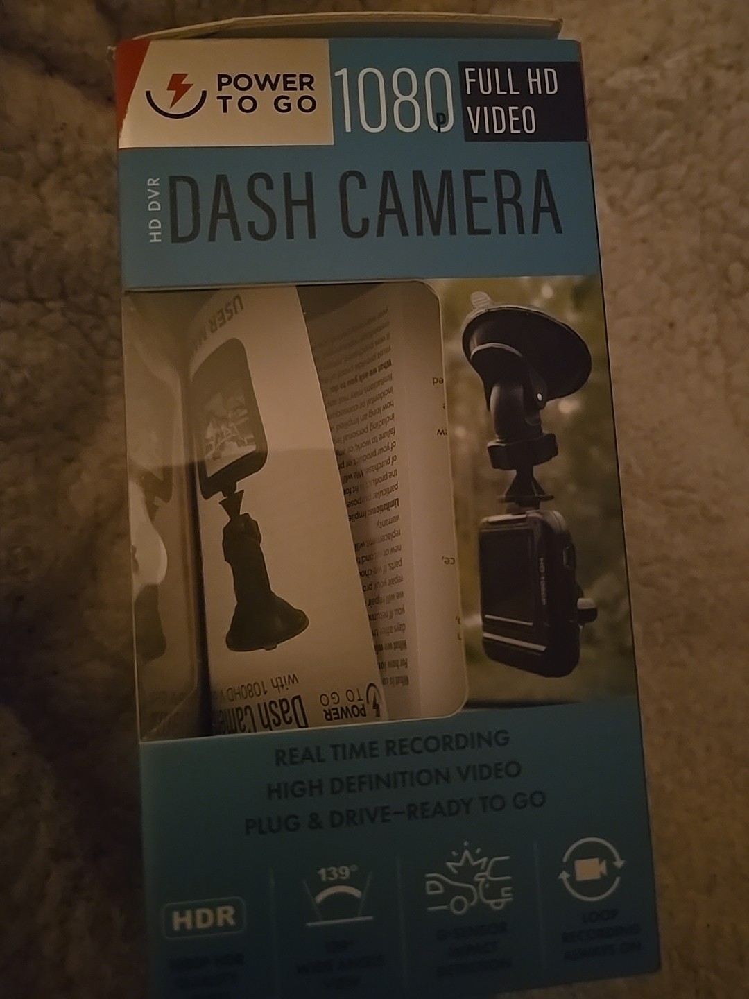 Full HD 1080p Car DVR DASH CAM with Night Vision (Pre-Owned)
