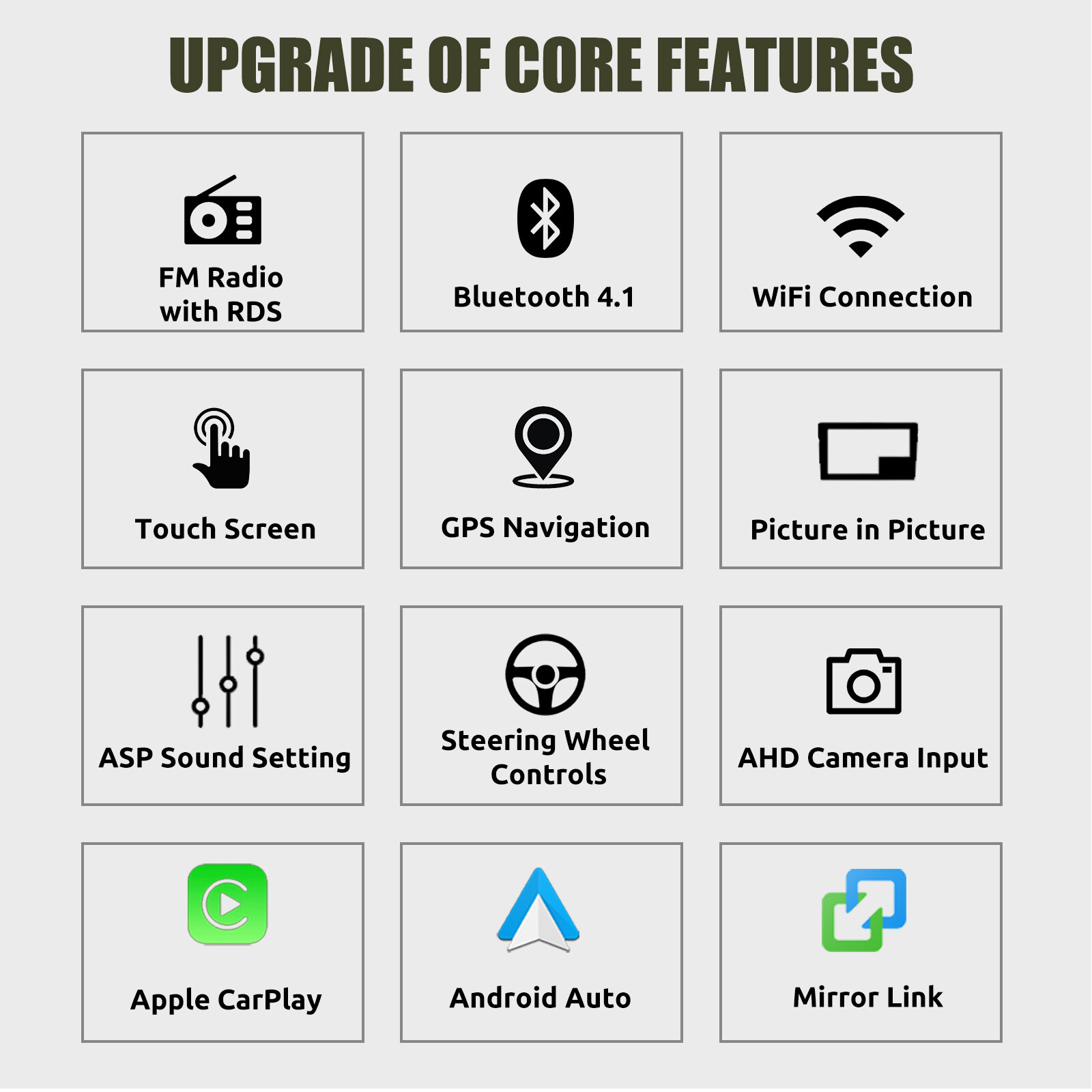 Android 13 Car Stereo Carplay Radio GPS For Honda Civic 2006-2011 2+32G WiFi AHD